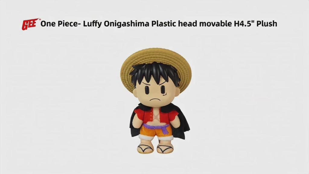 One Piece: Monkey D. Luffy (Onigashima Arc) Figurekey Plush 4.5" H