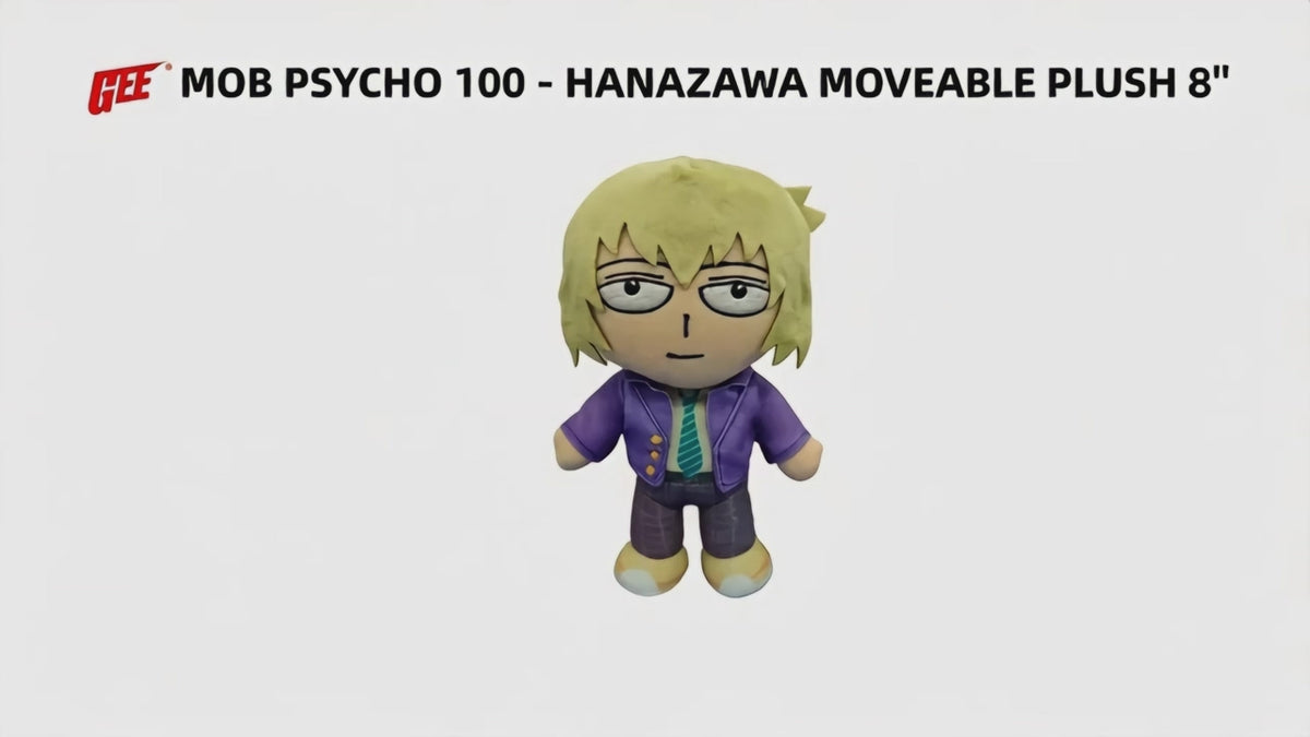 Mob Psycho 100 - Teruki Hanazawa Movable Plush 7.5"H