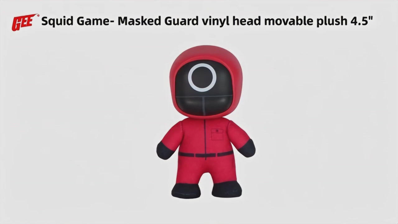 Squid Game - Masked Workers (Circle) Figurekey Plush 4.5" H