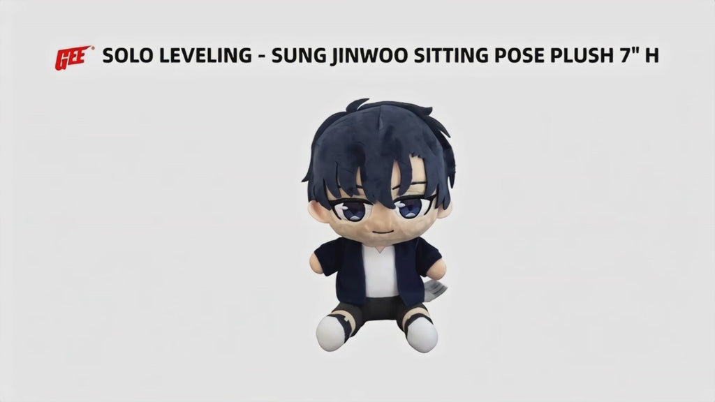 Solo Leveling - Sung Jinwoo Sitting Plush 7"H