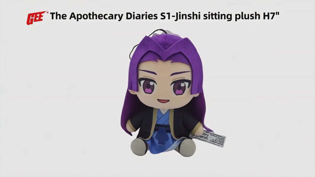 The Apothecary Diaries - Jinshi Sitting Plush 7" H