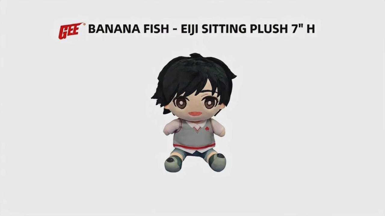 BANANA FISH - EIJI SITTING PLUSH 7" H
