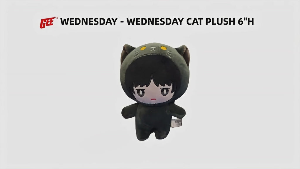 Wednesday - Wednesday (Cat Mascot) Plush 6" H