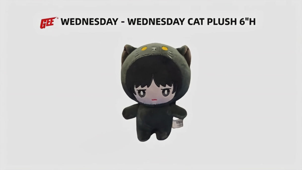 Wednesday - Wednesday (Cat Mascot) Plush 6" H