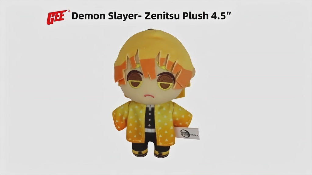 Demon Slayer - Zenitsu Agatsuma Mini Plush w/ Spring Hook 4.5" H