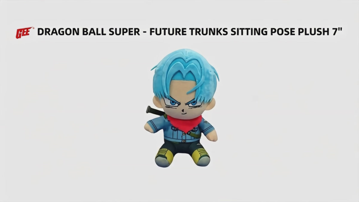 Dragon Ball Super - Future Trunks Sitting Plush 7" H