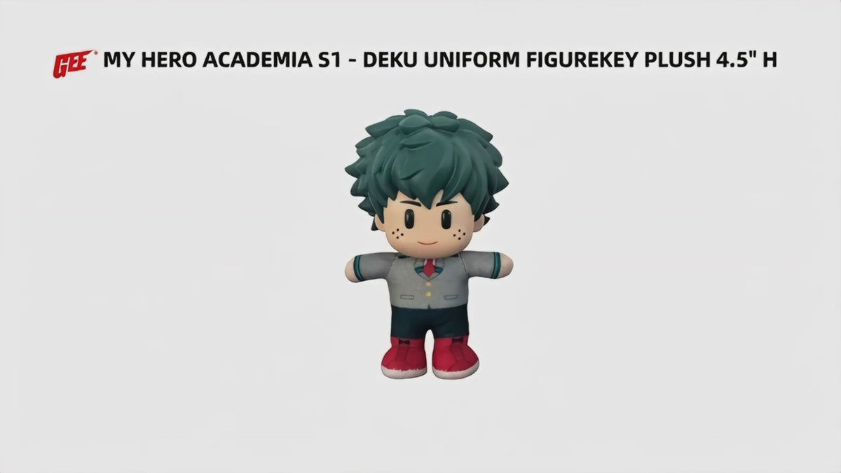 My Hero Academia - Izuku "Deku" Midoriya (School Uniform) Figurekey Plush 4.5" H