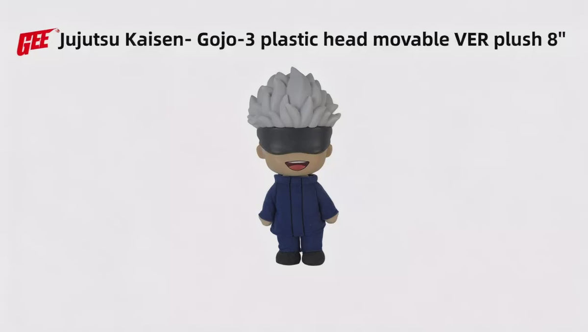 Jujutsu Kaisen - Satoru Gojo (Laughing) Figurekey Plush 8" H