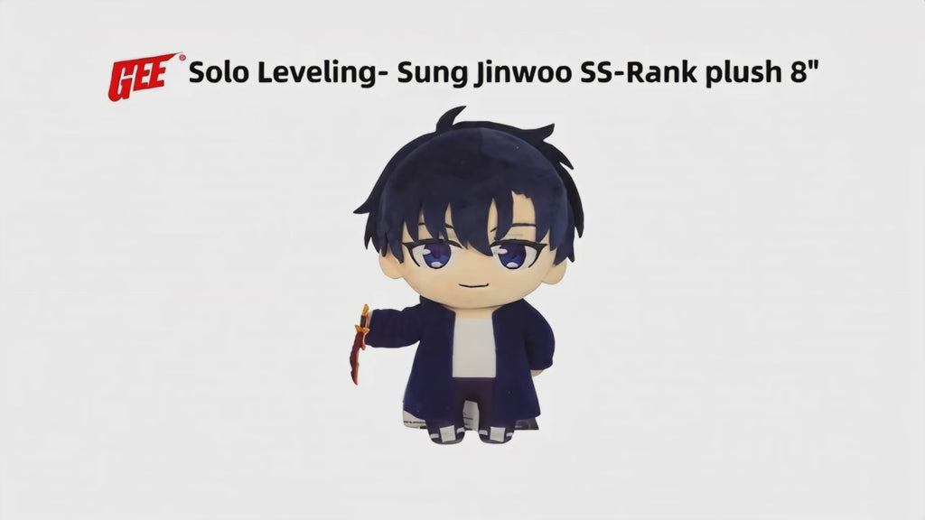 Solo Leveling - Sung Jinwoo w/ Knight Killer Plush 8" H