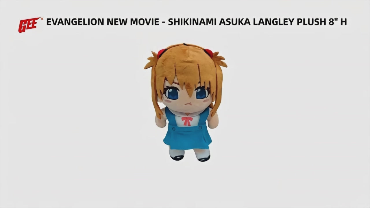 EVANGELION NEW MOVIE - SHIKINAMI ASUKA LANGLEY PLUSH 8" H