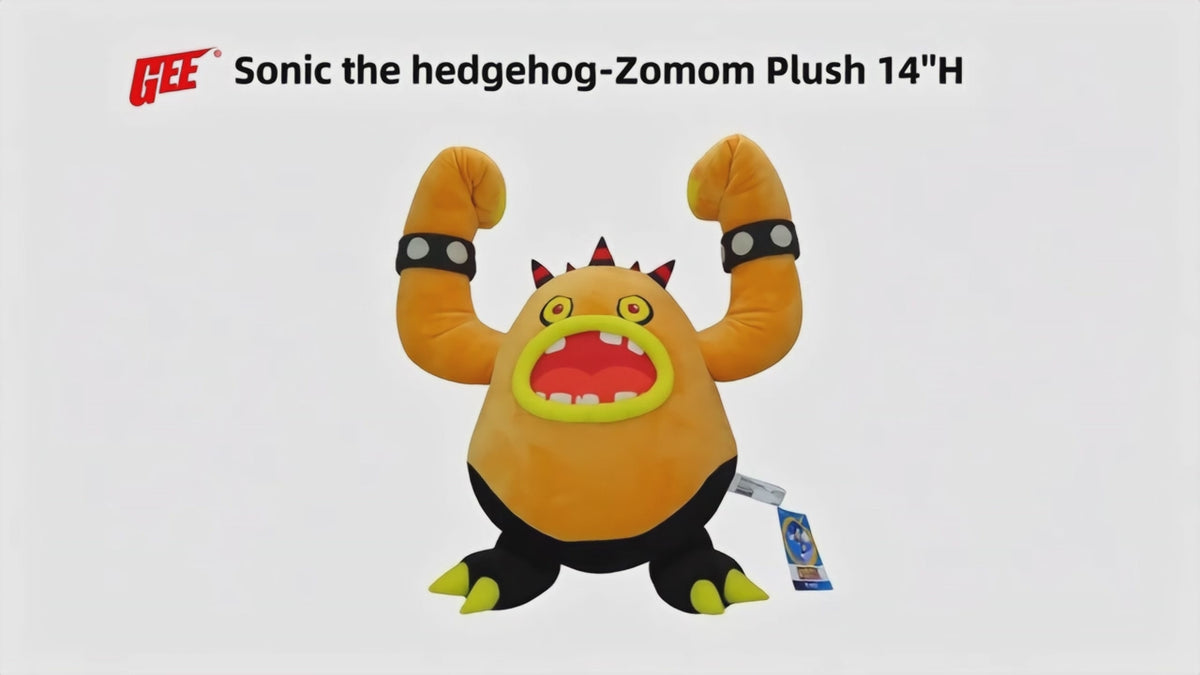 Sonic the Hedgehog - Zomom Plush 14''H