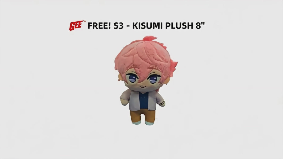 Free! S3 - Kisumi Shigino Plush 8"H
