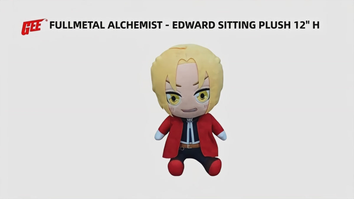 Fullmetal Alchemist - Edward Elric Sitting Plush 12" H