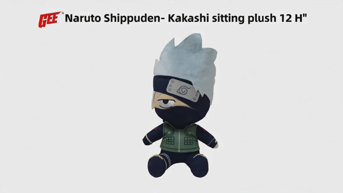 NARUTO - KAKASHI SITTING PLUSH 12" H