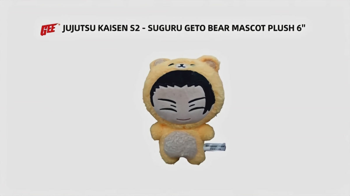 Great Eastern Entertainment Jujutsu Kaisen Hidden Inventory - Suguru Geto (Bear Mascot) Plush 6" H