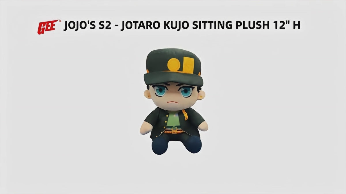 JOJO'S S2 - JOTARO KUJO SITTING PLUSH 12" H