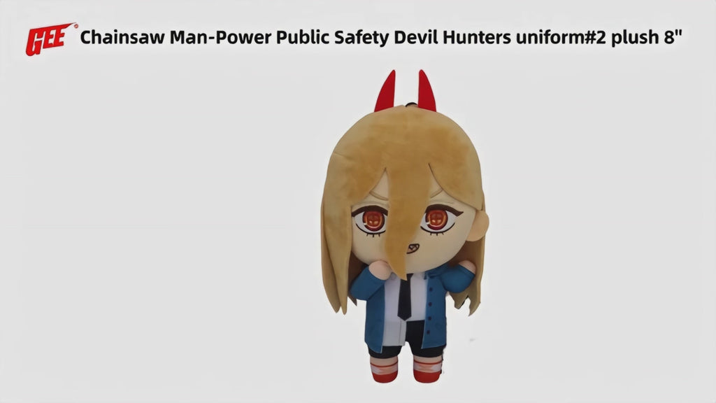 Chainsaw Man - Power Public Safety Devil Hunters Uniform Plush 8" H