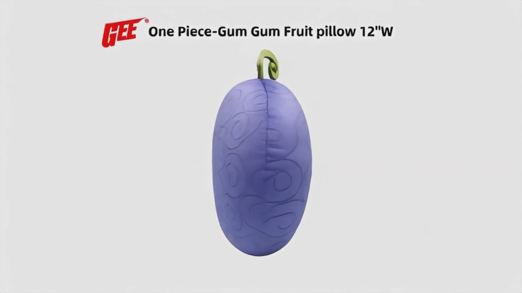 One Piece - Gum Gum Fruit (Gomu Gomu no Mi) Plush Pillow 12" H