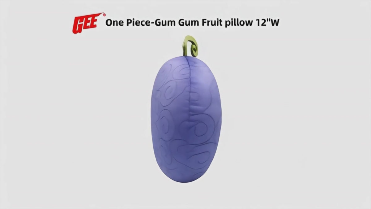 One Piece - Gum Gum Fruit (Gomu Gomu no Mi) Plush Pillow 12" H