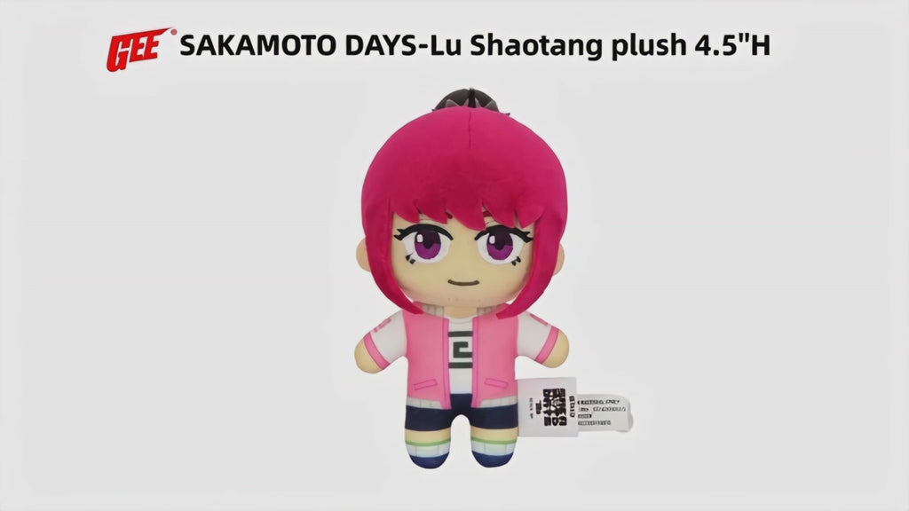 Sakamoto Days - Lu Shaotang Mini Plush w/ Spring Clip 4.5" H