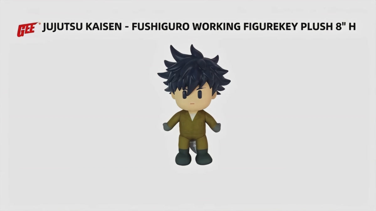 Jujutsu Kaisen - Megumi Fushiguro (Worker Outfit) Figurekey Plush 8" H