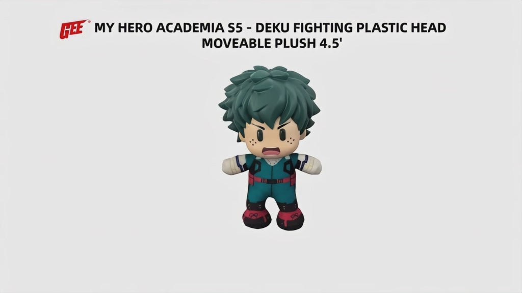 MY HERO ACADEMIA S5 - DEKU FIGHTING FIGUREKEY PLUSH 4.5"H