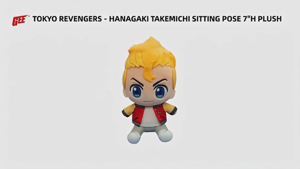 Tokyo Revengers - Takemichi Hanagaki Sitting Pose Plush 7"H