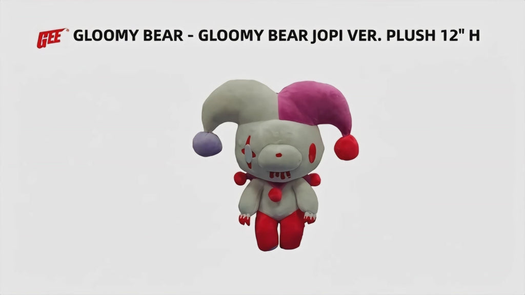 GLOOMY BEAR - GLOOMY BEAR JOPI VER. PLUSH 12" H