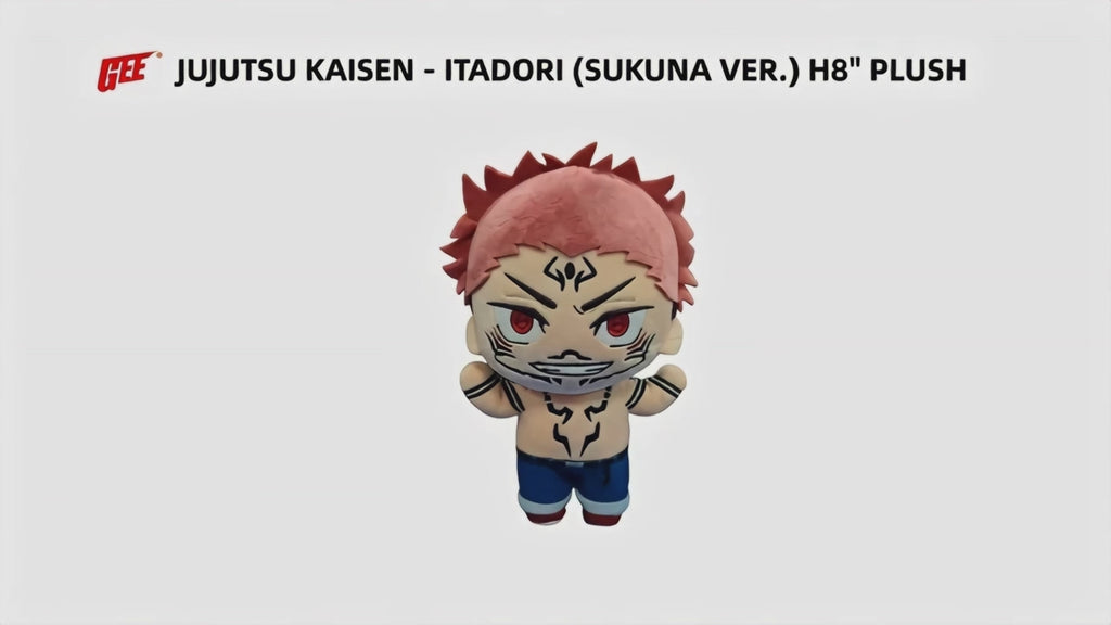 Jujutsu Kaisen - Yuji Itadori (Sukuna Ver) Plush 8"H
