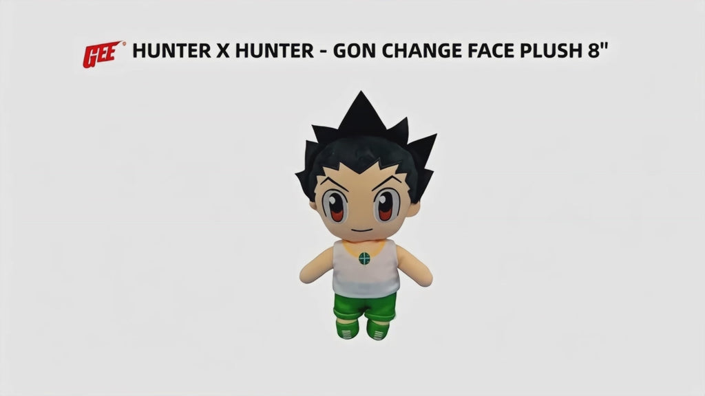 Hunter X Hunter - Gon Freecss (Face Changing) Plush 8"H