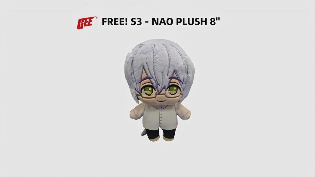 Free! S3 - Nao Serizawa Plush 8"H