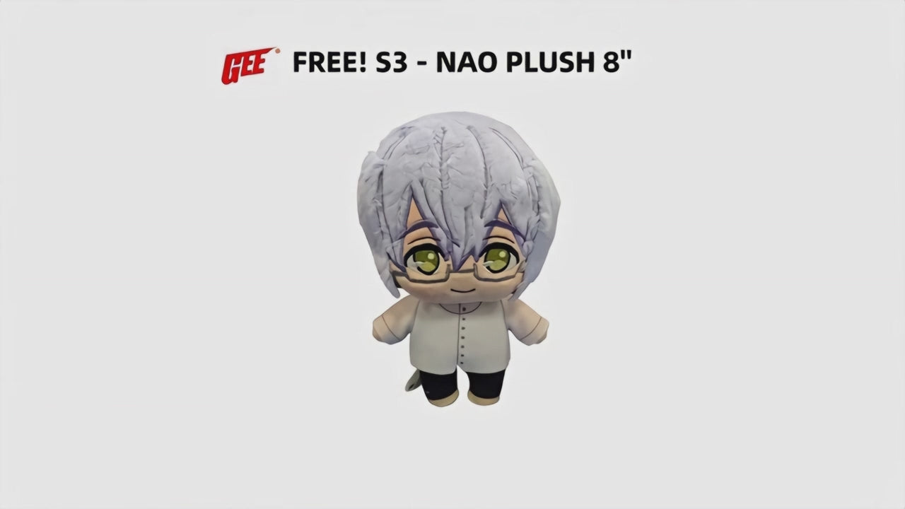 Free! S3 - Nao Serizawa Plush 8"H
