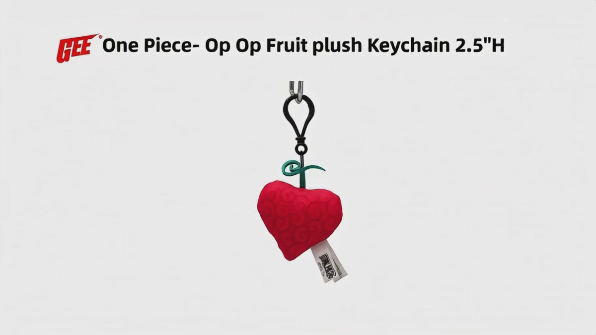 One Piece - Op Op Fruit (Ope Ope no Mi) Mini Plush w/ Spring Hook 2.5" H