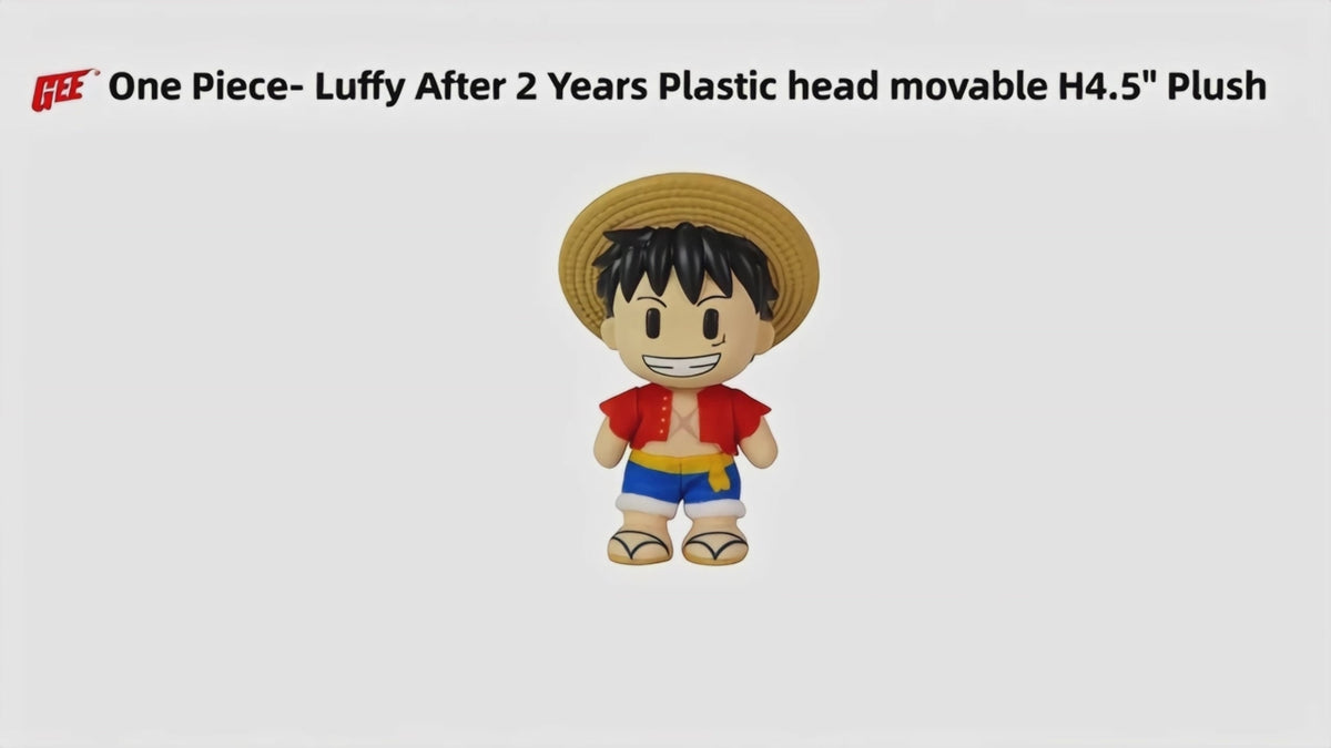 One Piece - Monkey D. Luffy (Return to Sabaody Arc) Figurekey Plush 4.5"H