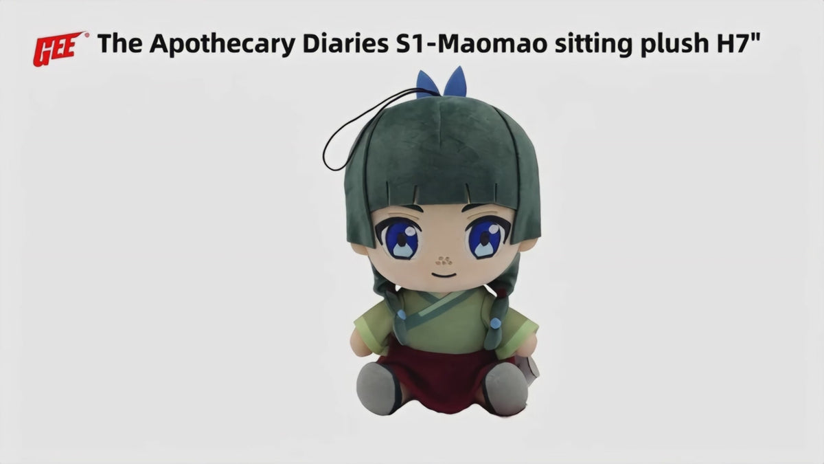THE APOTHECARY DIARIES S1 - MAOMAO SITTING PLUSH 7"H