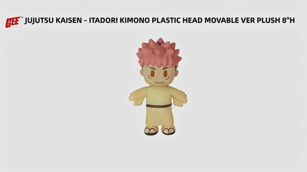 Jujutsu Kaisen - Yuji Itadori (Kimono) FigureKey Plush 8" H