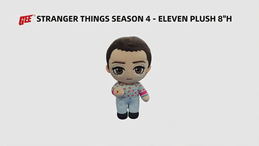 Stranger Things Season 4 - Eleven w/ Ring Plush 8" H