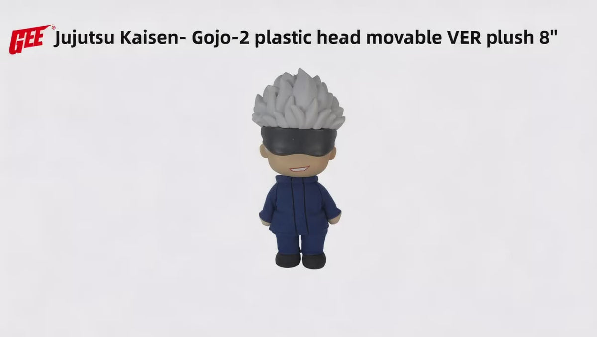 Jujutsu Kaisen - Satoru Gojo (Smirk) Figurekey Plush 8" H