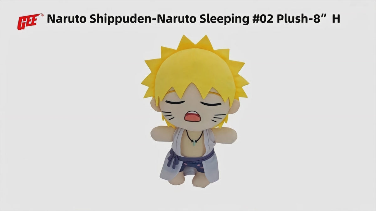 Naruto Shippuden - Naruto Uzumaki Sleeping Plush 8" H
