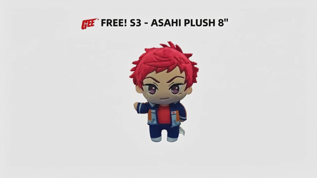 Free! S3 - Asahi Shiina Plush 8" H