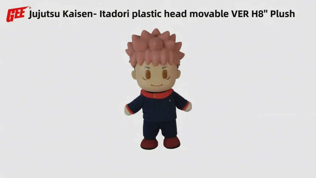 Jujutsu Kaisen - Yuji Itadori Plastic Head Movable Plush 8"H