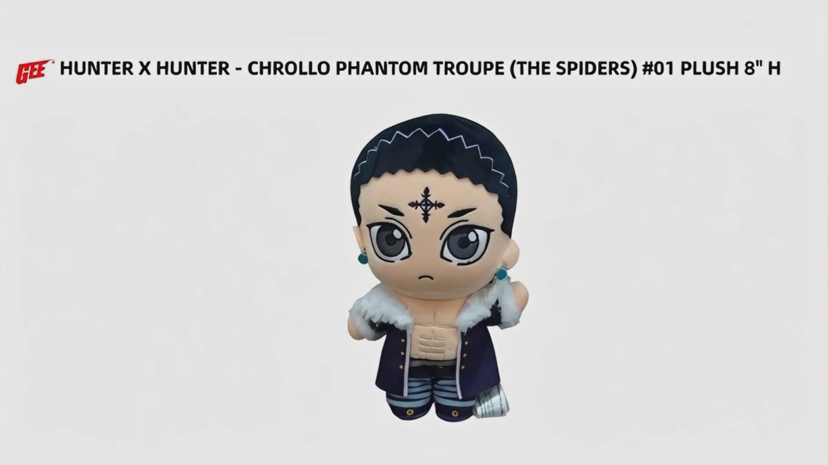 Hunter X Hunter - Chrollo Lucilfer (Phantom Troupe) Plush 8" H