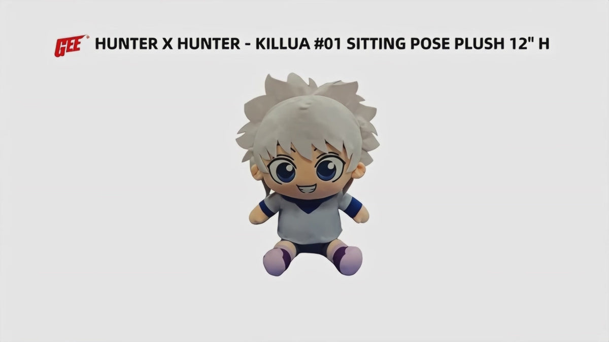 Hunter X Hunter - Killua #01 Sitting Pose Plush 12" H