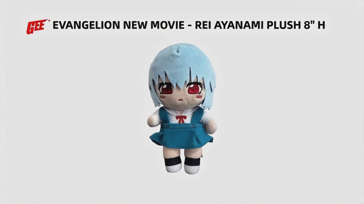 Evangelion New Movie - Rei Ayanami Plush 8"H
