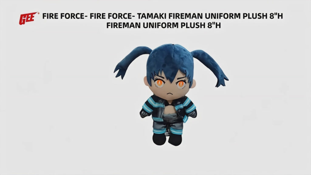 Fire Force - Tamaki Kotatsu Fireman Uniform Plush 8"H