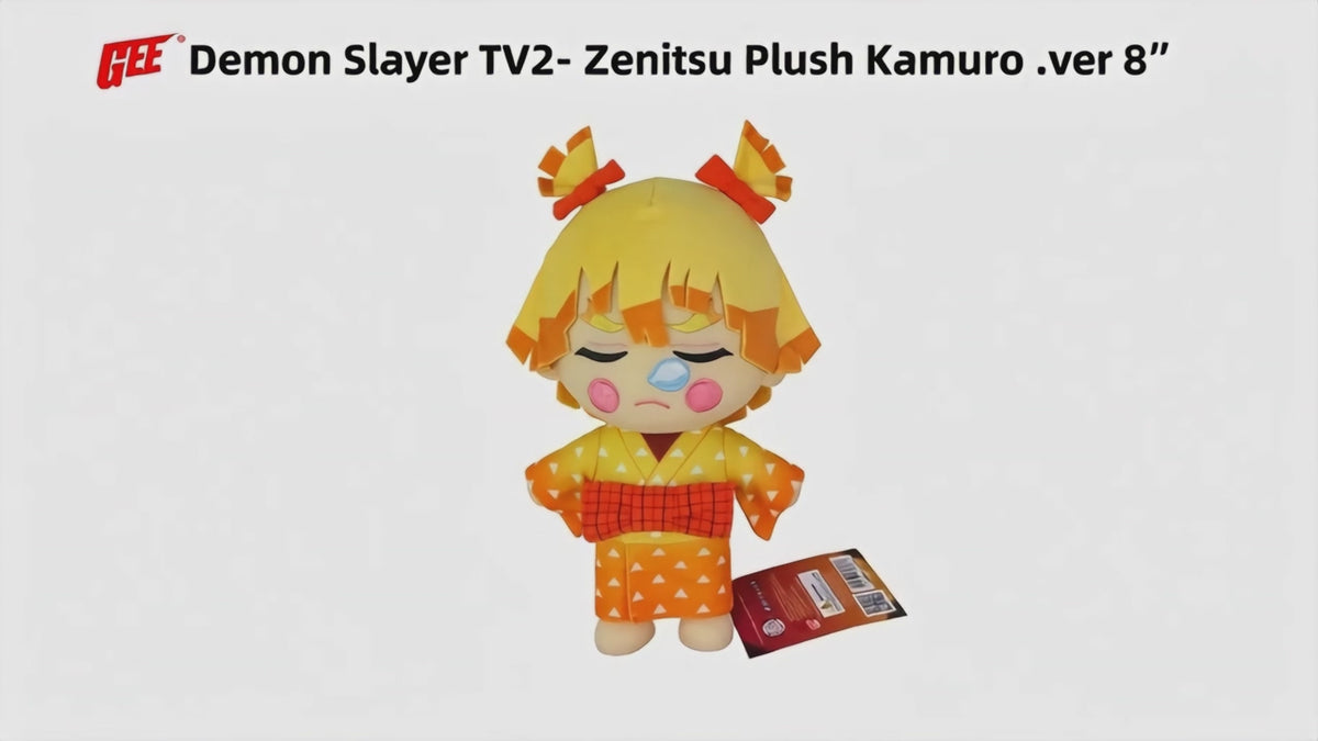 DEMON SLAYER TV2 - ZENITSU KAMURO PLUSH 8" H