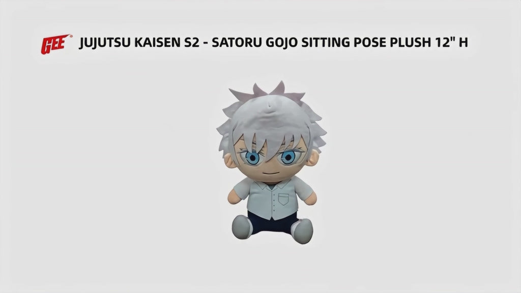 Jujutsu Kaisen Hidden Inventory - Satoru Gojo (White Shirt) Sitting Plush 12" H