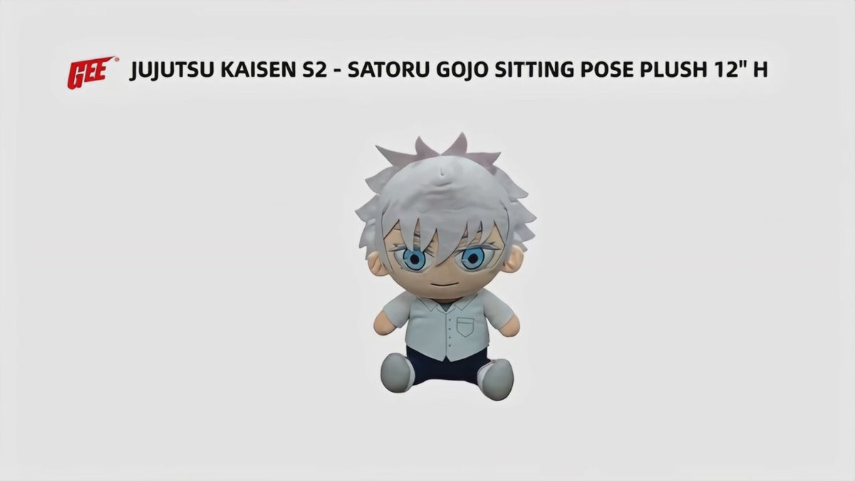 Jujutsu Kaisen Hidden Inventory - Satoru Gojo (White Shirt) Sitting Plush 12" H