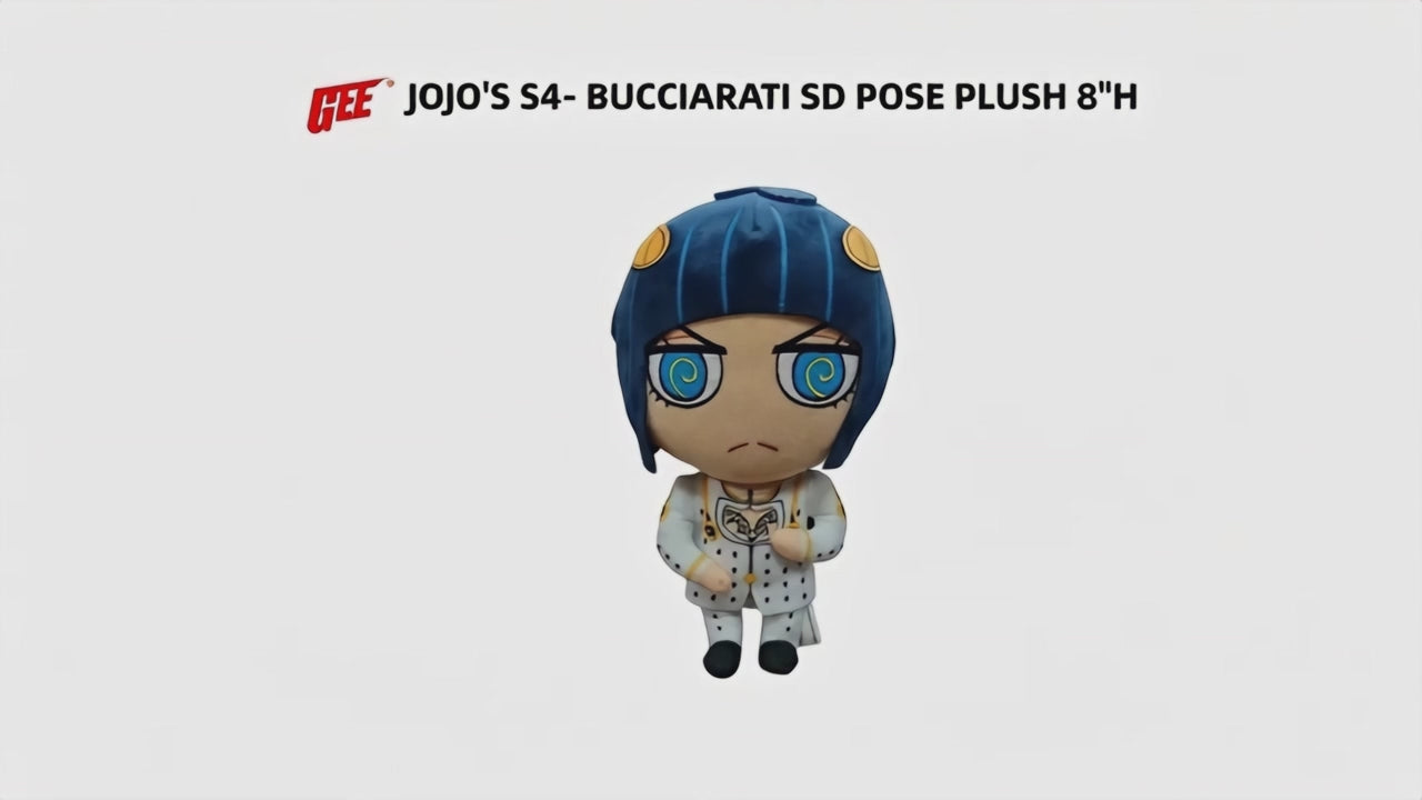 Jojo's S4 - Bruno Bucciarati SD Pose Plush 8"H