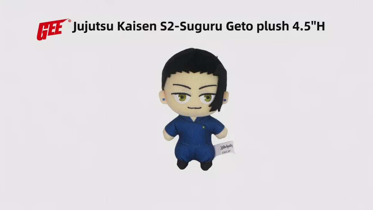 Jujutsu Kaisen Hidden Inventory Arc - Suguru Geto Mini Plush w/ Spring Clip 4.5" H